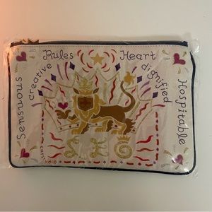 Woven Astrology Zip Pouch (LEO)